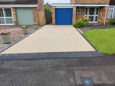 Normanton on Trent resin bound driveway